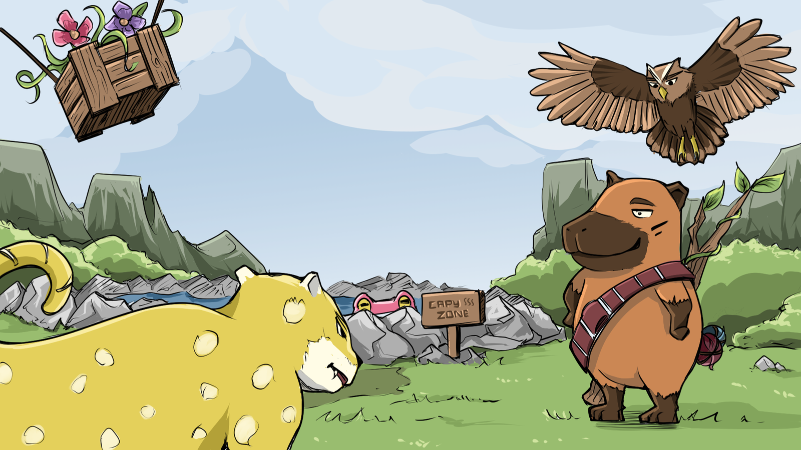 Feature Image for the game Capybara Survivor